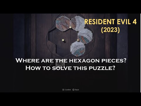 Resident Evil 4 (2023), locations of all hexagon pieces in chapter 3/4