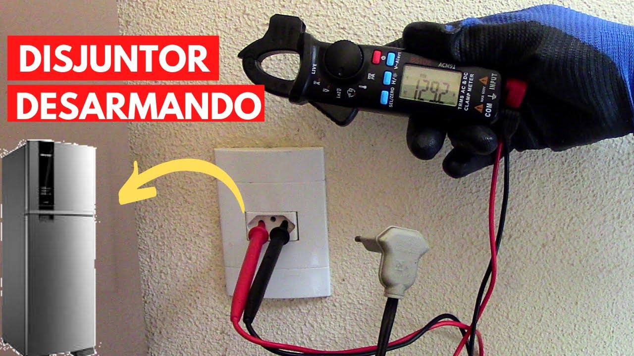 Geladeira DESARMANDO DISJUNTOR - Dicas Manutenção Elétrica