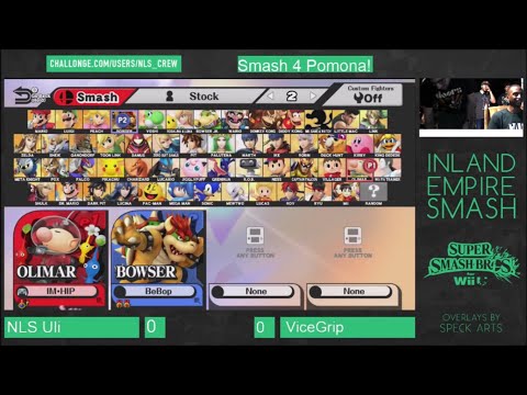 Smash 4 Pomona Imhip (Olimar) vs Falafel (Roy)