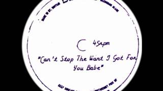 Can't Stop the Want I Got for You