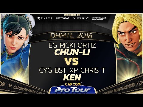 EG Ricki Ortiz (Chun-Li) vs CYG BST XP Chris T (Ken) - DH Montreal 2018 Pools - SFV - CPT 2018
