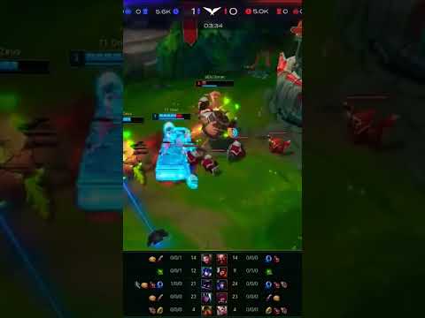 GEN Doran outplaying T1 Oner Gank! T1 vs GEN LCK Spring playoffs final