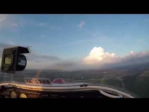 Motoros vitorlázórepülés Budaörs - Gyermely - Felcsút háromszög