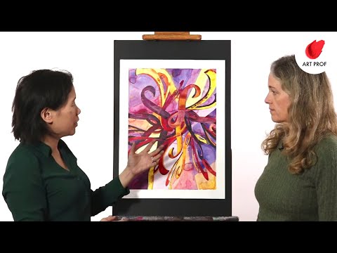 How to Critique Art: Abstract Watercolor Painting