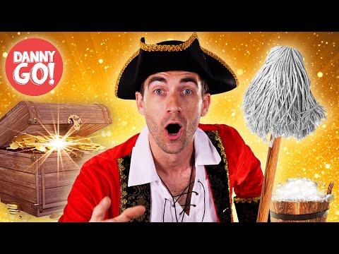 Swab the Deck! 🫧🏴‍☠️ | Pirate Clean Up Song | Danny Go! Songs for Kids