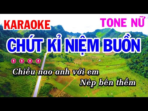 Karaoke Chút Kỷ Niệm Buồn Nhạc Sống Cha Cha Cha Tone Nữ | Mai Thảo Organ