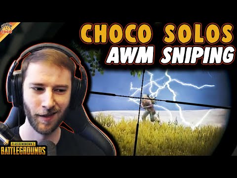 Popping Off with Some Solo AWM Erangel Sniping - chocoTaco PUBG Gameplay | choco's Origins