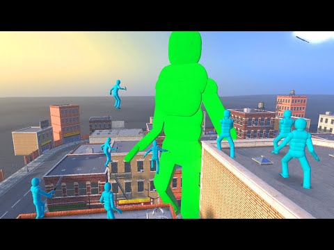 Chaos in the City: RAGDOLLs Clash in an All-Out Battle - Overgrowth