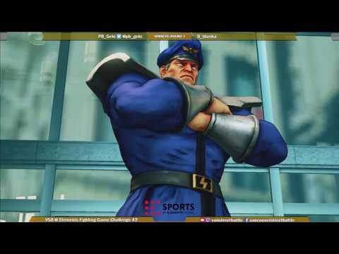 Elements Fighting Game Challenge #2 - W1 - PB_Geki vs B_Blanka