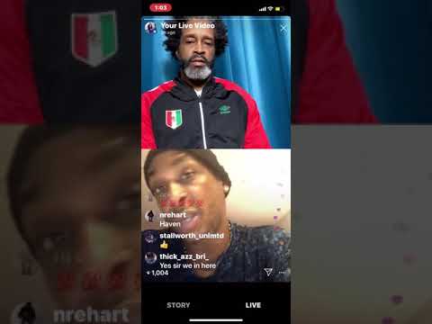 Dehaven and Choke No Joke  Live On Instagram Addressing Little Shawn Comments