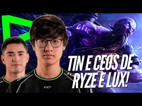 LOUD TINOWNS DE RYZE DUO LOUD CEOS DE LUX! LOUD NO BOOTCAMP DO WORLDS 2022!