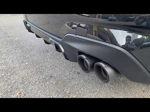 BMW M340i (2020)Cold start with Akrapovic Exhaust.