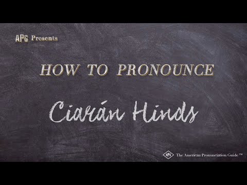 How to Pronounce Ciarán Hinds (Real Life Examples!)