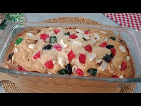 Tutti Frutti Cake Recipe By Qazi Food Secrets|Britannia Fruit Cake Recipe|No Oven Fruit Cake Recipe