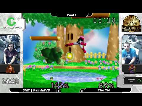 Smash 64: SMT | PainfulVD (DK) V The Yid (Falcon/Link) - Shattered 94 Tourney