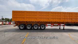 신품 덤프 세미 트레일러 120T 4 Axle Side Dump Semi Trailer | 이미지 4 - Autoline