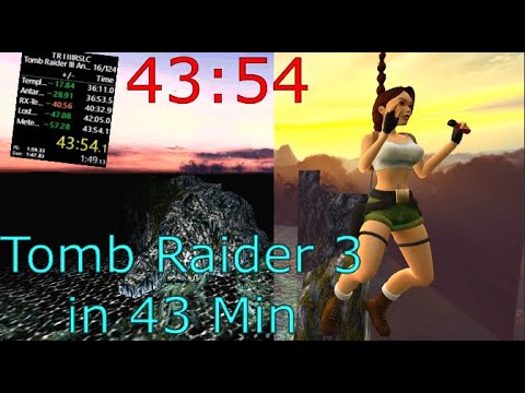 Tomb Raider 3 Remaster Speedrun in 43:53 (former WR) -- Any% Glitched (with PMT)