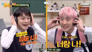 Download lagu [Vietsub] EXO Knowing Bros cut - Trò chơi đoán từ trong yên lặng mp3