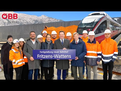 Neuer Bahnhof Fritzens- Wattens eröffnet   4.  Dezember 2025