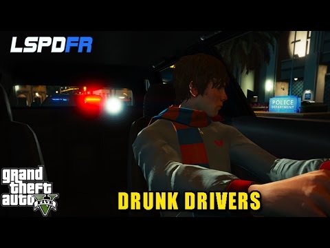 GTA 5 LSPDFR - Drunk Driver Patrol - The Benzo Way