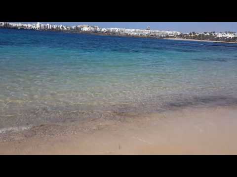 Lanzarote Costa Teguise clear waters