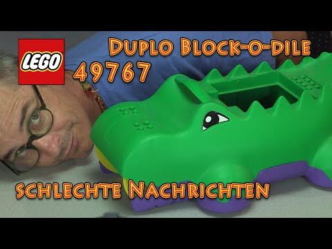 schlechte Nachrichten & LEGO® 49767 Review: Duplo Block-o-dile (Steinodil bzw Krokodil) - LY-00478