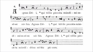 Agnus Dei (Missa de Angelis) Gregorian Chant Organ