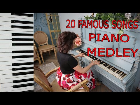ПОПУРРИ 20 САМЫХ ИЗВЕСТНЫХ МЕЛОДИЙ НА ПИАНИНО 20 FAMOUS SONGS PIANO MEDLEY Beautiful Music Amazing