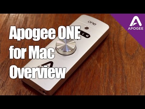 Apogee ONE For Mac - Getting Started