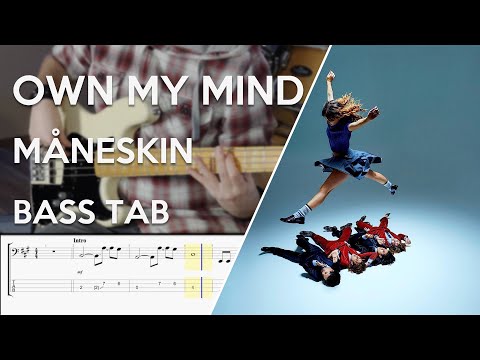 Måneskin - OWN MY MIND // Bass Cover // Play Along Tabs and Notation