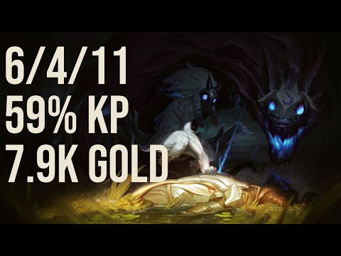 zaijianwanan Kindred Jungle vs Nidalee KR 11.12 Challenger Replay