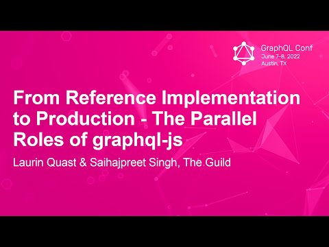 From Reference Implementation to Production - The Parallel Roles... Laurin Quast & Saihajpreet Singh