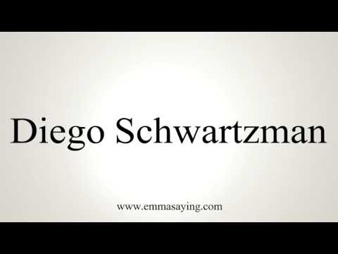 How to Pronounce Diego Schwartzman