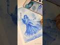 How To Make Durga Puja Art With Watercolor Painting Artshorts Youtubeshorts Painting Art Shorts