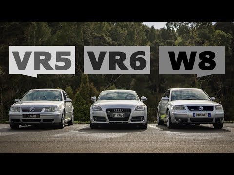 Driving VW’s Strangest Engines: VR5 Bora, VR6 TT & W8 Passat!
