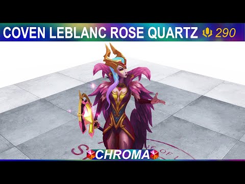 Coven LeBlanc Rose Quartz Chroma 2020 - League Of Legends