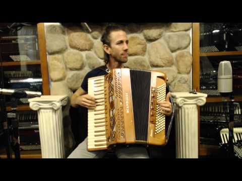 SCANINTAIR120CW - Cherry Scandalli Intense Air Piano Accordion LMMH 41 120 $12999