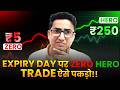 How To Find Zero Hero Trades On Expiry Day Expiry Day Trading Strategy
