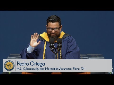 WGU 2019 Austin Master's Commencement - Graduate Speaker Pedro Ortega