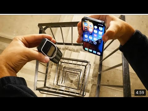Dropping an iPhone13 pro max vs Nokia 3310 😱 #viral #iphone13promax