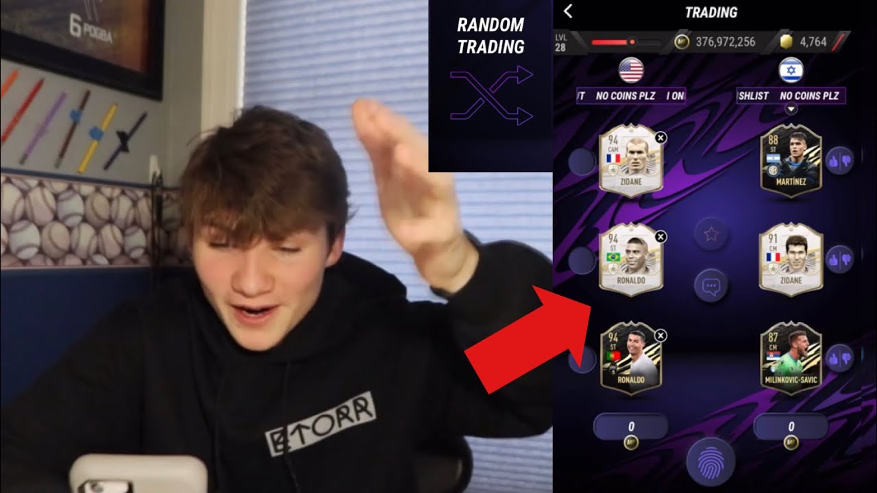 *RANDOM* TRADING in MadFut 21..