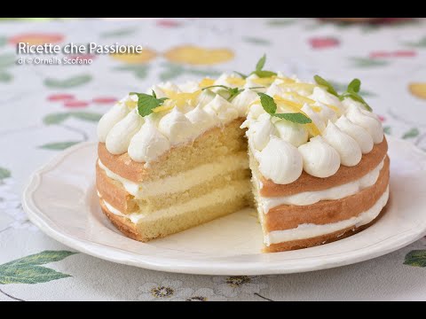 TORTA AL LIMONCELLO con tanta crema diplomatica al LIMONE - Ricette che Passione
