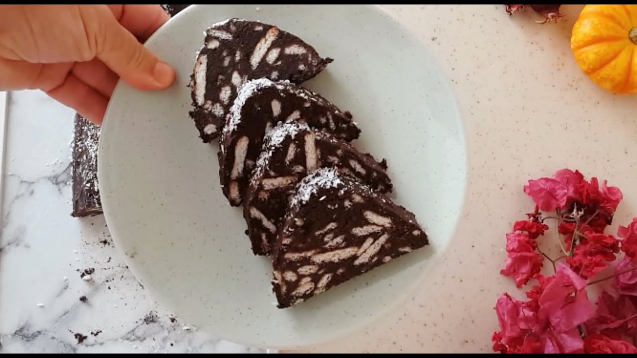 Dünyanın En Basit Pastası Pratik Nasıl Yapılır ? 3 Malzeme ile Kolay Mozaik Pasta Tarifi , Tatlı