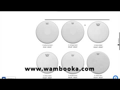 WAMBOOKA SAMPLE ROOM - THE ONLINE DRUMHEADS TESTER - TRY BEFORE BUY ;)