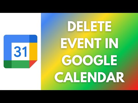 How To Delete Event In Google Calendar