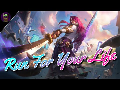 ◤Skin Song◢ ↬ Battle Academia Yone  ↬ Run For Your Life