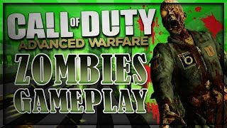 ADVANCED WARFARE ZOMBIES GAMEPLAY! (How to Unlock Advanced Warfare Zombies Round)