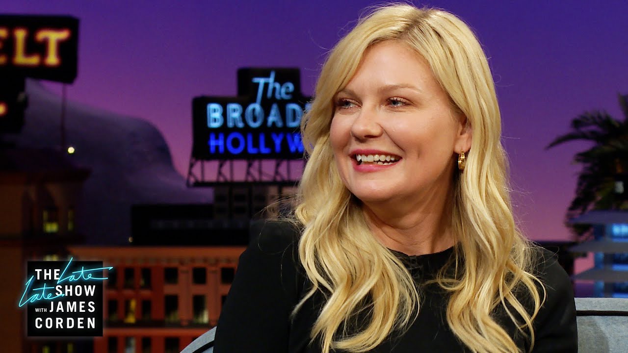 Kirsten Dunst's First Kiss was Normal.. - The Late Late Show