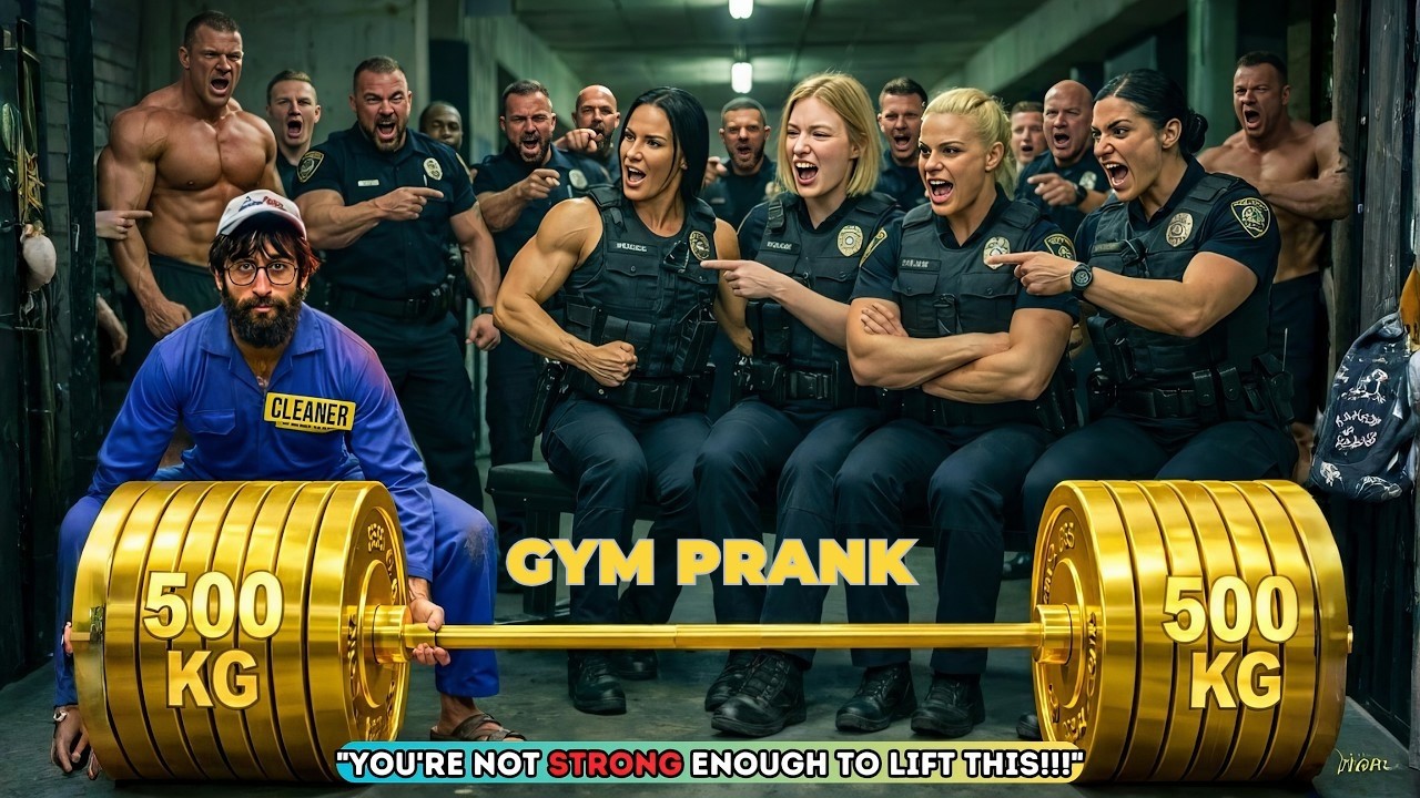 Cleaner Laughed at Him Again… Until He DESTROYS Bodybuilders EGO 😱 I Anatoly Gym Prank Part-1