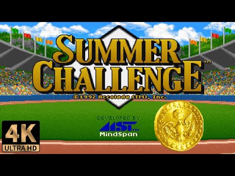 The Games: Summer Challenge (1992) | Longplay | PC DOS 4K